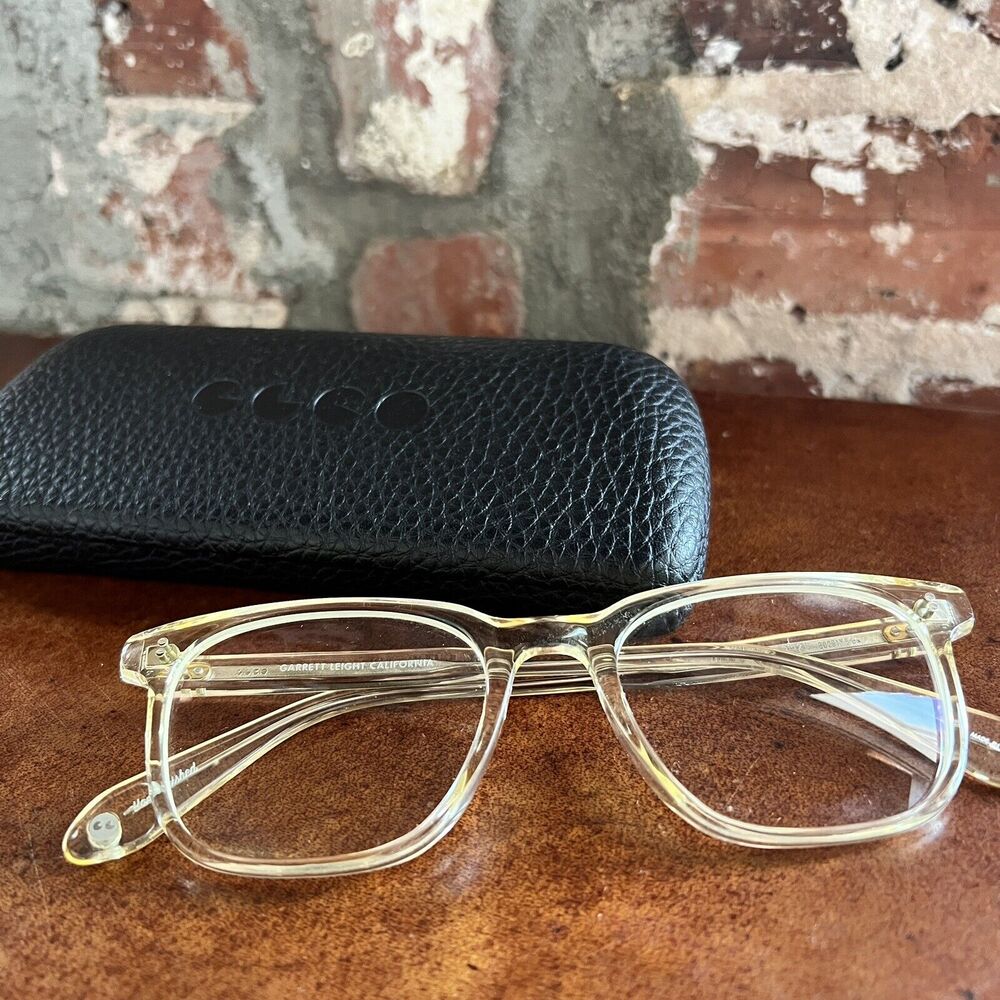 Garrett Leight Eyeglass Frames Emperor Pure Glass 1079-50-PG